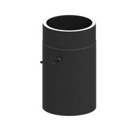 Ø 150 mm Tuyau de poêle double paroi Jeremias ISO-Line Elément de longueur 300 mm avec clé de tirage Noir