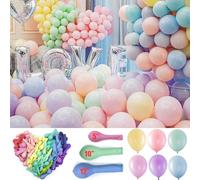 150 Multicoloured Pastel Balloon 10 12 5 Inches Macaroon Thickened Latex Balloon And Party Supplies Balloon For Birthday Wedding Party Cere Decoration