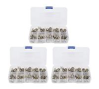 150 pcs Broche Bouton Broches, Visage Noir Pentagramme DIY Boutons Pression D'invisibilité, Boutons Détachables Anti-Exposition Cachés pour Pantalons Robes Jupes, Matériau en Fer
