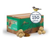150 pcs. Lyra Pet® Boulettes de mésanges Alb-Mühle Protein avec vers de farine sans filet de 85 g chacune