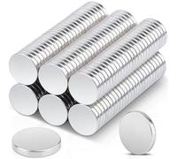 150 pcs Petits Aimants Forts, 9x1,5 mm Mini Aimants de Réfrigérateur Aimants Ronds en Néodyme Forts, Aimants Décoratifs pour Tableau Magnétique, Tableau Blanc, Artisanat, Cartes, Photos