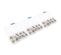 150 Pcs Women Shirt Brooch Buttons, White Flower Cover Up Buttons, No Sew Safety Brooch Buttons with Metal Plastic Design for Blouses Cardigans Leather Jackets DIY Repair and Cloth