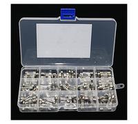 150 pièces 5x20mm Kit assorti de fusibles en verre à soufflage rapide 0.1A 0.2A 0.5A 1A 2A 3A 4A 5A 6A 8A 10A 15A 20A 25A 30A ensemble de mélange de tubes à fusibles Câblage de protection