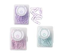 150 Pièces Adorables Trombones en Fer Colorés 28mm, Lot | Design Créatif et Mode, pour Documents et Papier, Rangement Soigné, Fournitures de Bureau Papeterie