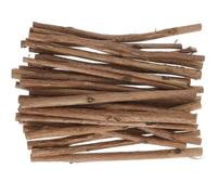 150 Pièces Bâtonnets de Bois pour Loisirs Créatifs, 10cm, Marron | Bois de Tea Tree et Boxwood, Texture Naturelle, Surface Lisse, pour Projets Scolaires et Jeux de Rôle