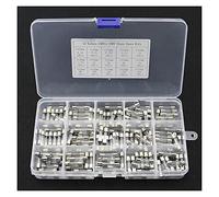 150 pièces/boîte assortiment de Kit de fusibles de Tube de verre 5x20mm 0.1A/0.2A/0.25A/0.5A/1A/1.5A/2A/3A/4A/5A/8A/10A/12A/15A/20A jeu de fusibles Câblage de protection