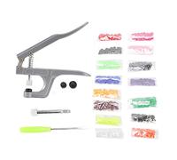 150 Pièces Boutons Pression en Plastique avec Pince à Pression Kit de Fixations de Démarrage Colorées Ensemble D'outils de Fixation pour la Couture de Vêtements