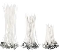 150 Pieces Candle Wicks,3 Size 20 Cm 15 Cm 9 Cm Natural Cotton Core 100% Eco Friendly For Candle Making.[W131]
