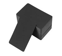 150 Pièces Cartes en Papier Kraft, Carte de Visite, Flash Cards, Cartes de Papier Vierges, Carte de Postale, Carte de Remerciement - Noir, 8,9 x 5,2 cm/3,5 x 2,04 Pouces