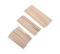 150 Pièces Chevilles en Bois Brut Rondes pour Gâteaux à Étages