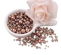 150 pièces de perles artificielles pour l ' artisanat d ' art, coiffes de mariée, petites perles à coudre de 3 à 8MM avec trous pour la fabrication de bijoux, perles artisanales avec trou