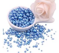 150 pièces de perles artificielles pour l ' artisanat d ' art, coiffes de mariée, petites perles à coudre de 3 à 8MM avec trous pour la fabrication de bijoux, perles artisanales avec trou