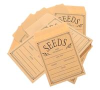 150 Pièces Enveloppes Graines Kraft Refermables 4x3,2 Pouces | Papier Kraft, Surface Écrivable Texturée, Fermeture Auto-adhésive, pour Rangement de Graines et Pièces