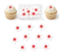 150 Pièces Fleurs de Cerisier en Papier d'Azyme Décoration de Gâteau Rose Sakura pour Pâtisserie Cupcakes Mariage Anniversaire Décorations Florales en Papier Gaufrette