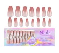 150 Pieces Gradient Press- Nails Set | Long-Lasting False Nails for Home Manicure and Salon Use | Colorful, Durable Fake Nails for a Flawless, Easy-to-Apply Manicure in Minutes