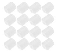 150 Pièces Insert Fileté Plastique Blanc à Triple Usage | Filetage Interne et Externe, Diamètre 3mm, Compatible Vis Autotaraudeuses M4, Remplacement Simple
