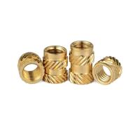 150 pièces M5 Insert Écrou Inserts Moletés en Cuivre, 150 pièces, M5X7X7