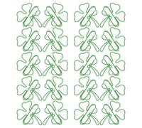 150 Pièces Marque-pages Trombone Trèfle à Quatre Feuilles | Pince Légère Réutilisable, Maintien Ferme, Protège les Pages, Bureau et Cafés, Finition Lisse