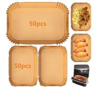150 Pièces Papier Cuisson pour Ninja Air Fryer 10,4l,Papier Cuisson pour Ninja Foodi Flex Air Fryer AF500EU