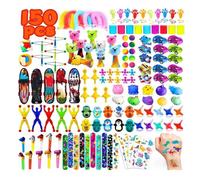 150 Pièces Petit Cadeau Anniversaire Enfants Invites Pinata Remplissage Assortiment de Jouets Party Cadeau Pour Fille Garçon