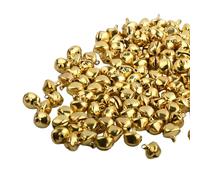 150 Pièces Petites Clochette Métal Grelot Deco Noel Grelots Clochettes Décorations de Noë Clochette Grelot Décorations d'arbre de Noël Cloche pour l'artisanat (Or Couleur)