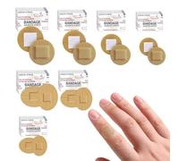 150 Pièces Petits Pansements Ronds,Pansement Ovales,Respirant Pansement Rond,Disponibles En Différentes Formes Et Tailles,Adaptés Aux Petites Blessures Sur Le Visage Et Le Nez
