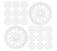 150 Pièces Rondelles Isolantes en Plastique de 45mm | Fixation Fiable, Répartition des Charges, Soutien D’isolation, Usage sur Cadres Métalliques et Ancrages