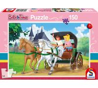 150 pièces Schmidt Spiele Kinder Puzzle Bibi & Tina voyage en calèche 56051