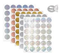 150 Pièces Scratch Autocollant, 25mm Autocollant à Gratter, Carte a Gratter, Ticket a Gratter, Scratch Rond, Rond Cartes