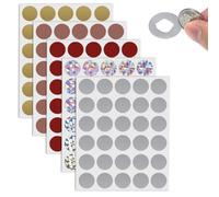 150 Pièces Scratch Autocollant, 25mm Autocollant à Gratter, Carte a Gratter, Ticket a Gratter, Scratch Rond, Rond Cartes, Scratch Card Sticker