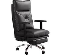 150° Recline Executive Office Chair with Lumbar Support & Arms Heavy Duty 242lbs Capacity Managerial Task Chair(Brown,112.5)