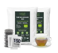 150 Sachets Thé aux Feuilles de Goyave Infusion, Guayave Feuille Tisane de Goyave Bio, Pour Bien-être naturel, Té de Guayaba, Guava Leaf Tea Bags, Sans Caféine