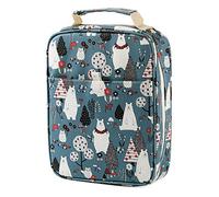 150 Slot Creative Grande Capacité Mignon de Bande Dessinée Floral Print Multifonctionnel Crayon Sac Stylo Boîte Crayon Cas Art Fournitures, couleur E