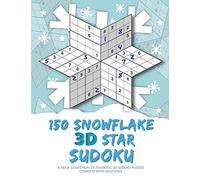 150 Snowflake 3D Star Sudoku