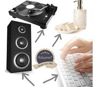 150 X Felt Gliders / Black / Diameter 20 Mm / Round / 1.5 Mm Thick / Self-Adhesive Gliders Of Optimal Quality