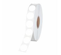 1500 autocollants ronds blancs, étiquettes d'inventaire avec ligne de perforation en rouleau pour bureau, vente au détail, maison, salle de classe, entrepôt (1,3 cm de diamètre)