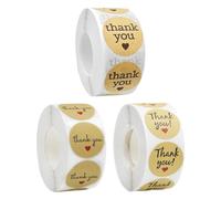 1500 Merci Pour Les Autocollants Rond, Les Autocollants De Couverture, Les Joues Auto-Adhésives, Les Autocollants De Sacs-Cadeaux, L'Emballage Et La Décoration.