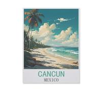 1500 Piece Jigsaw Puzzle for Adults，Cancun Mexico，Wood Puzzle - for Adults Teens Educational Toys Gifts（57x87cm）-FK21