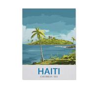 1500 Piece Jigsaw Puzzle for Adults，Haiti Caribbean Sea，Paper Puzzle - for Adults Teens Educational Toys Gifts（57x87cm）-ED20