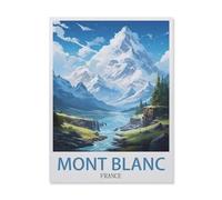 1500 Piece Jigsaw Puzzle for Adults，Mont Blanc France ， Tree，Paper Puzzle - for Adults Teens Educational Toys Gifts（57x87cm）-DV80