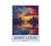 1500 Piece Jigsaw Puzzle，Saint Louis Missouri，Adults Children Paper Toy Educational Game（57x87cm）-EC25