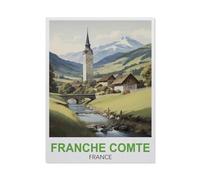 1500 Piece Jigsaw Puzzles for Adults，Franche Comte France，Classic Puzzle Difficult Puzzle Fun Creative DIY Toys Gifts for Girls and Boys, Family Games（57x87cm）-BT7