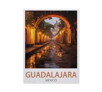 1500 Piece Jigsaw Puzzles for Adults，Guadalajara Mexico ， Street，Classic Puzzle Difficult Puzzle Fun Creative DIY Toys Gifts for Girls and Boys, Family Games（57x87cm）-DW87