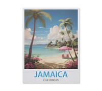 1500 Piece Jigsaw Puzzles for Adults，Jamaica Caribbean，Classic Puzzle Difficult Puzzle Fun Creative DIY Toys Gifts for Girls and Boys, Family Games（57x87cm）-FI27