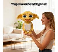 1500 pièces Blocs de construction Dobby pour adultes, ensembles, jeux de blocs de construction, jouets, modèle de collection thématique, briques d'assemblage créatives, jouet de puzzle anti-stress pou