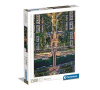 Clementoni Puzzle - Flying Over Paris 1500 Pièces - Puzzle pour Adultes 14-99 Ans, Fabriqué en Italie, 31708