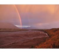 1500 Pièces Jigsaw Puzzle - Idéal pour Un Cadeau - Arc-en-Ciel crépuscule Nature 87x57cm
