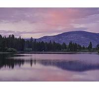 1500 Pièces Jigsaw Puzzle - Idéal pour Un Cadeau - Crépuscule au Bord du lac 87x57cm