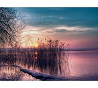 1500 Pièces Jigsaw Puzzle - Idéal pour Un Cadeau - Déclin du réservoir de Reed 87x57cm