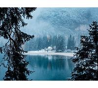 1500 Pièces Jigsaw Puzzle - Idéal pour Un Cadeau - Rive du lac 87x57cm